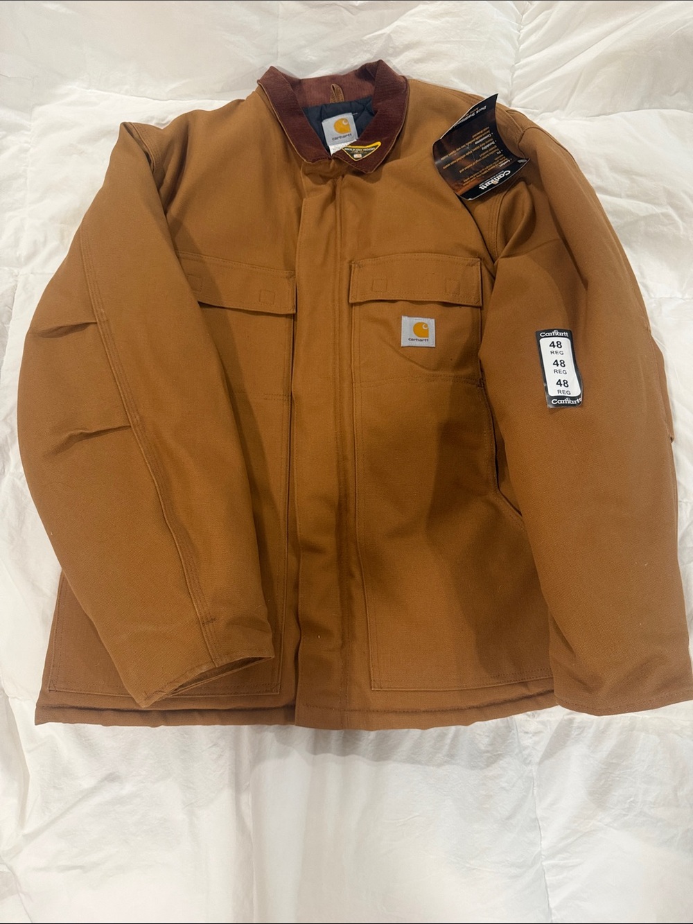 Carhartt Brown/Maroon Men's Field Jacket